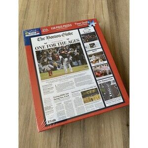 NIB - WHITE MOUNTAIN  PUZZLE BOSTON RED SOX  550 PIECE BASEBALL ONE FOR THE AGES